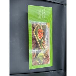 Moneterey Songbird ceramic serving set with spreader - new in box